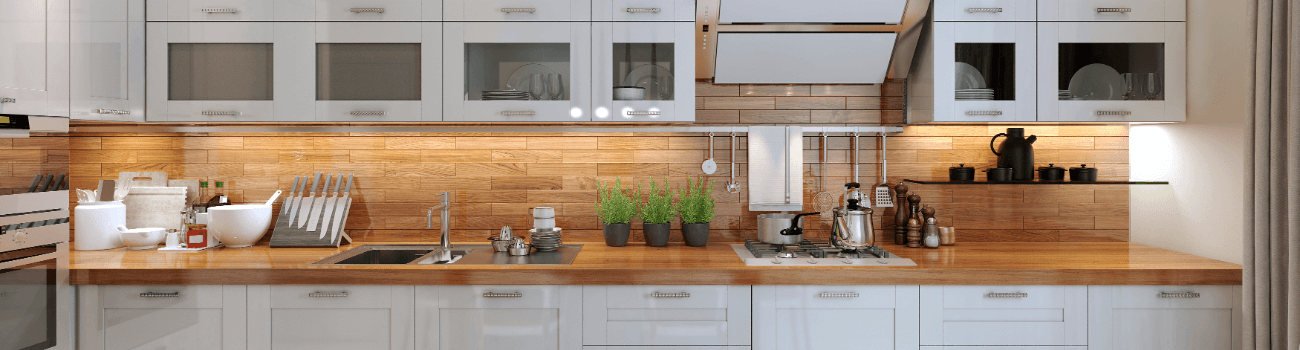 Wood Effect Kitchen Tiling